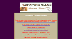 Desktop Screenshot of cappuccinilazio.com